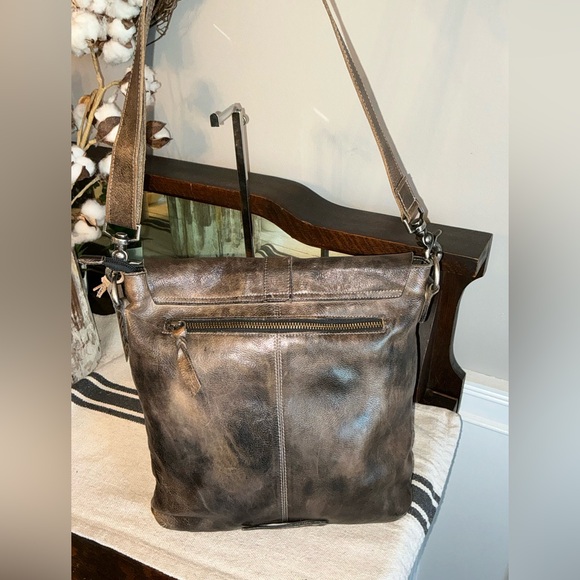 NWT Bed Stu Leather Jack Leather Crossbody Bag Black Lux Retail $245 - Picture 9 of 14